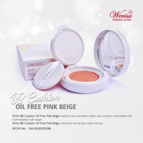 Elrich Werisa BB Cushion Oil Pink Beige